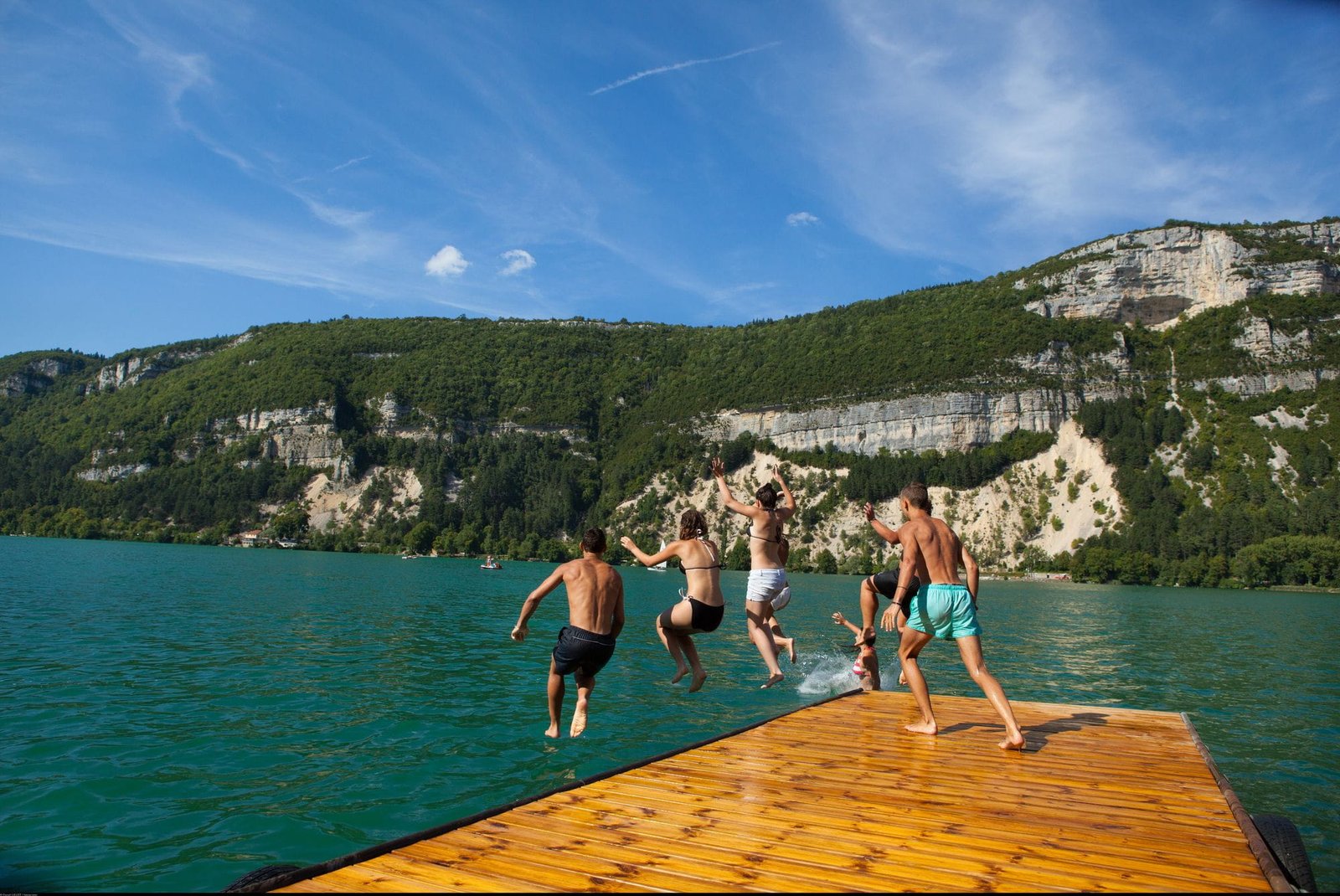 Baignade en Lac